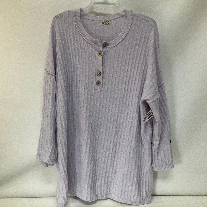 Sweater By Free People In Purple, Size: L