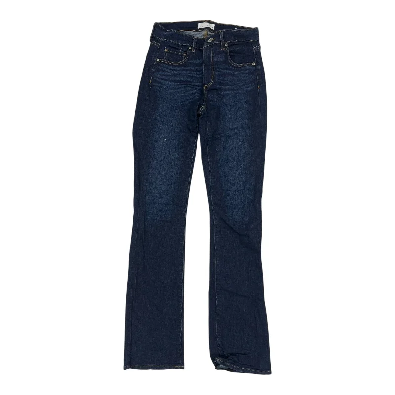 Jeans Skinny By Loft In Blue Denim, Size:4