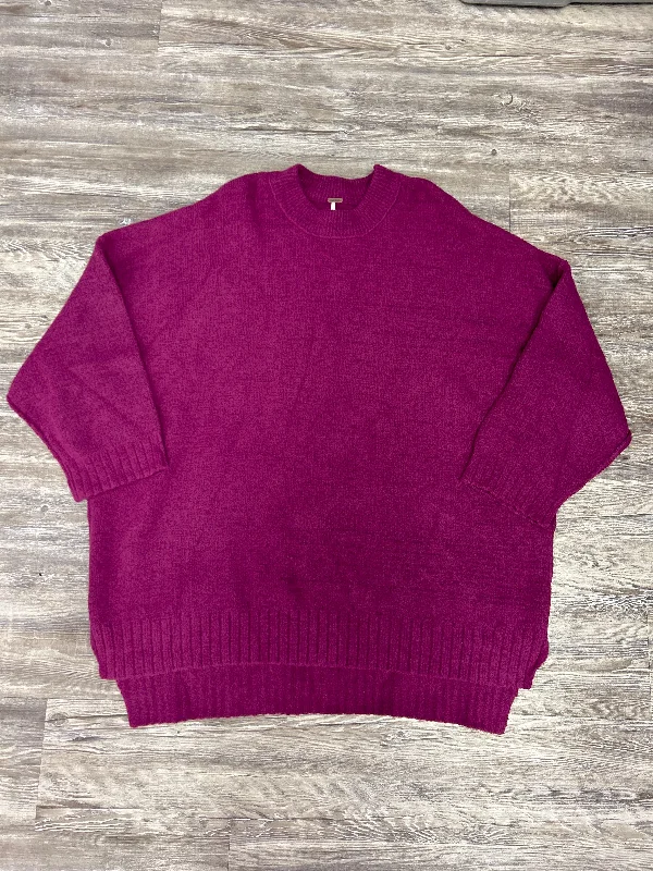 Sweater By Free People In Purple, Size: M