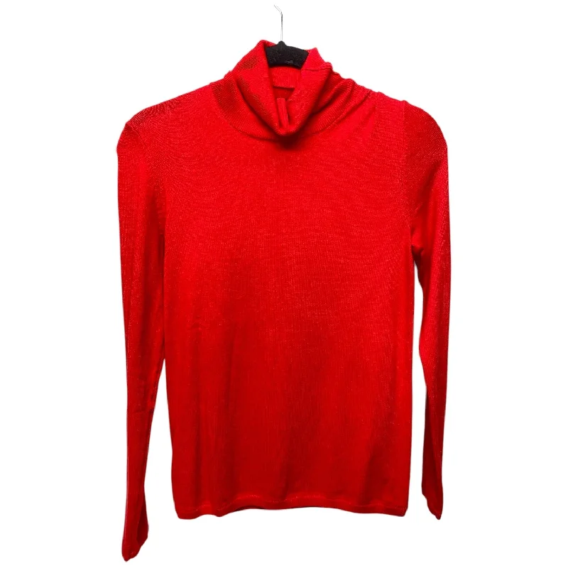 Sweater By Ann Taylor In Red, Size: Xxs