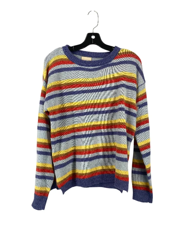 Sweater By Harper In Striped Pattern, Size: L