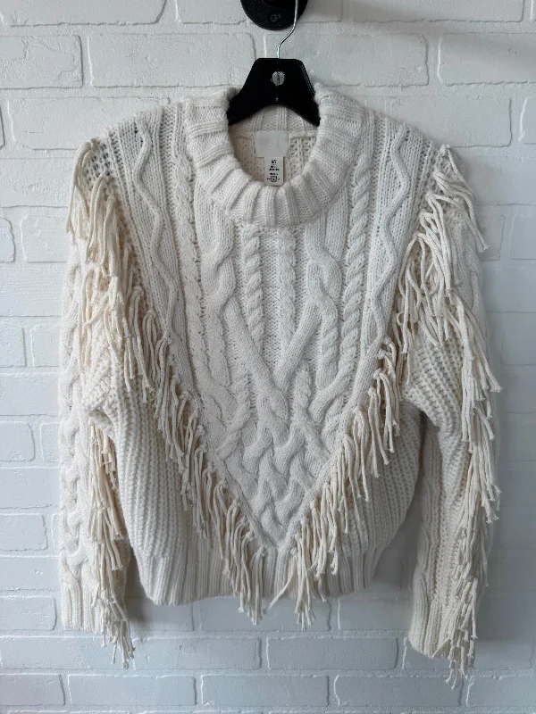 Sweater By H&m In Cream, Size: S