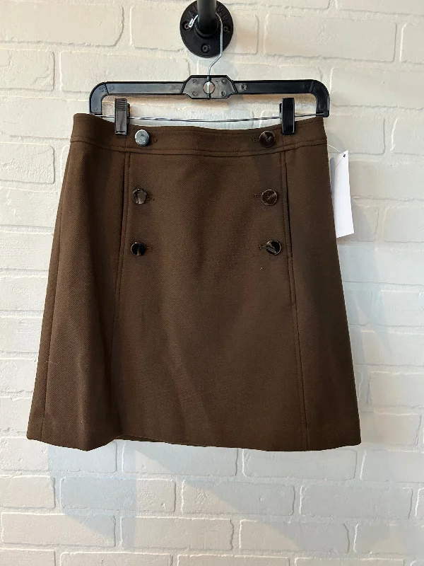 Skirt Mini & Short By Ann Taylor In Brown, Size: 6