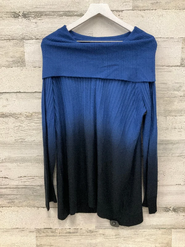 Sweater By Notations In Blue, Size: Xl