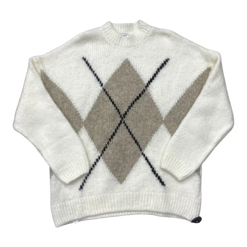 Sweater By Mng In White, Size: L