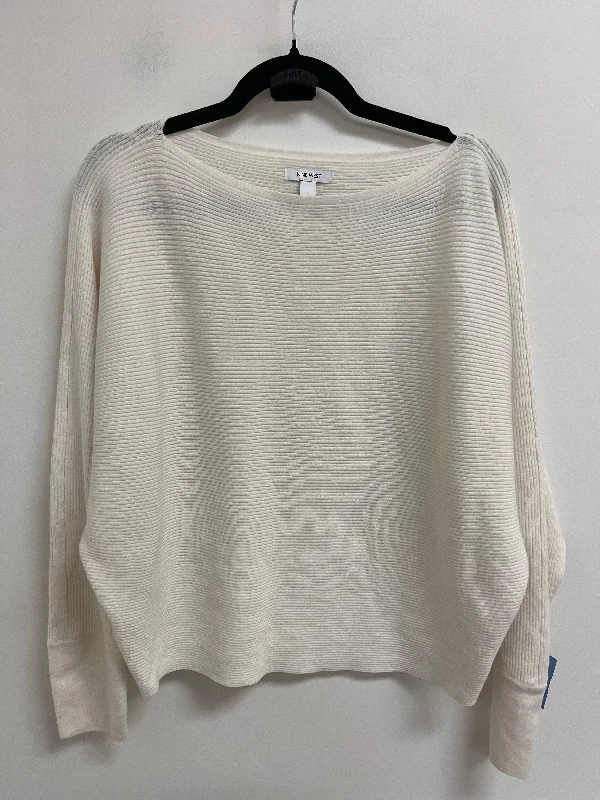 Sweater By Nine West In Cream, Size: L