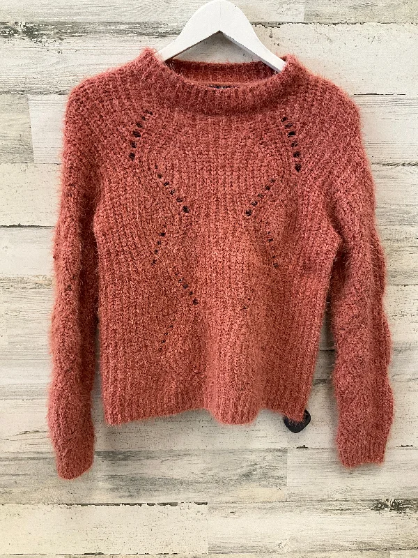 Sweater By Freshman In Peach, Size: S