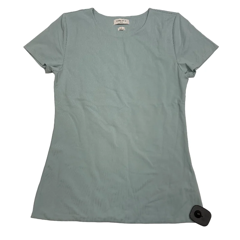 Blue Top Short Sleeve Basic Aritzia, Size L