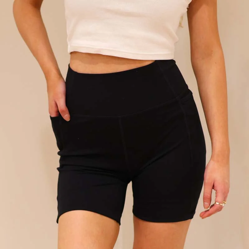 Biker Shorts with Pockets