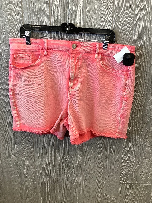 Shorts By Cato In Pink, Size: 16