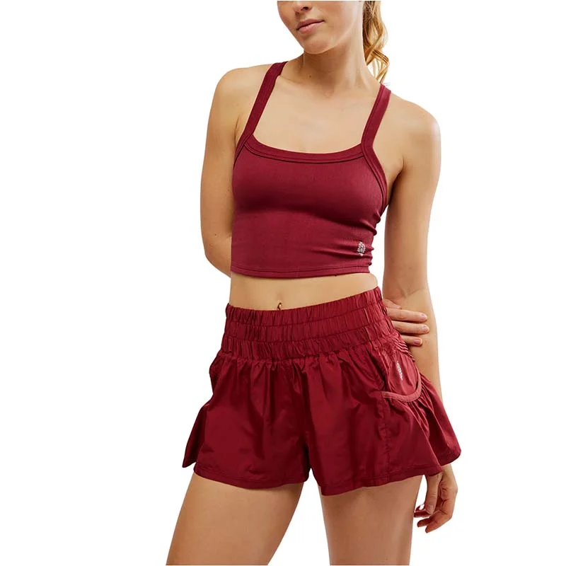 FP Movement Get Your Flirt On Shorts in Sour Cherry