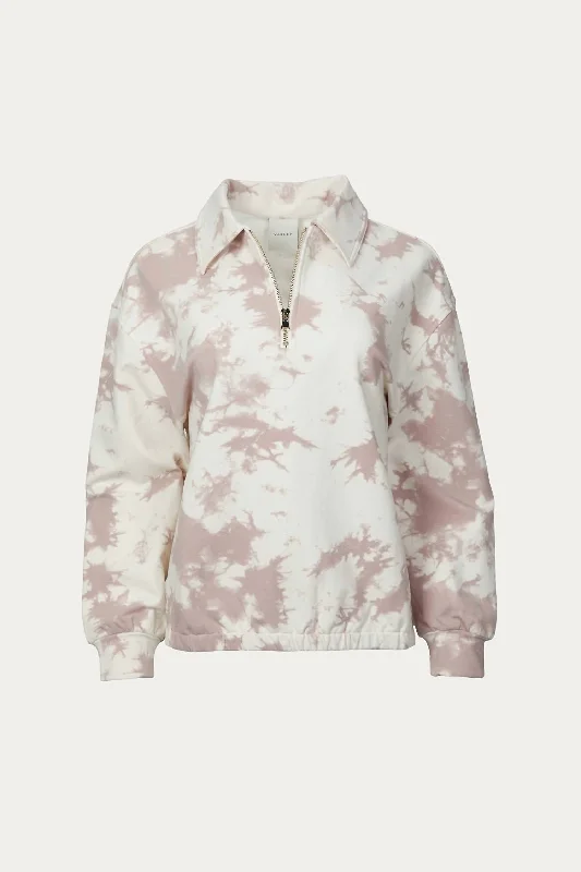Sophisticated Fashion Romero Sweater In Taupe Tie Dye