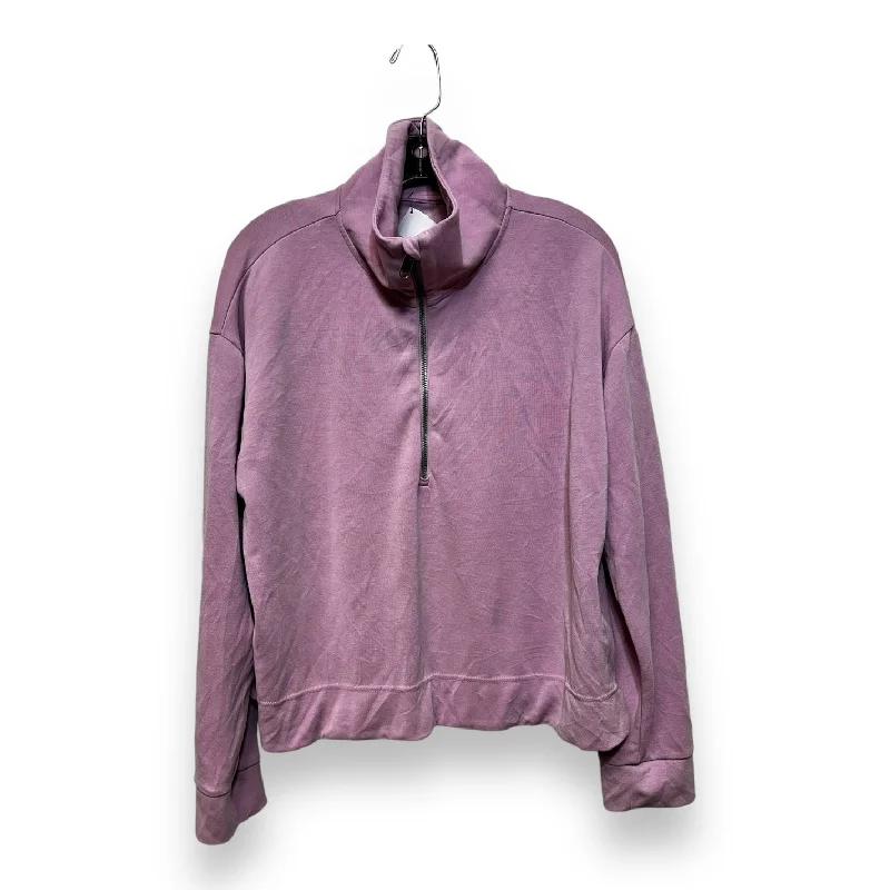 Top Long Sleeve By Athleta In Pink, Size: L