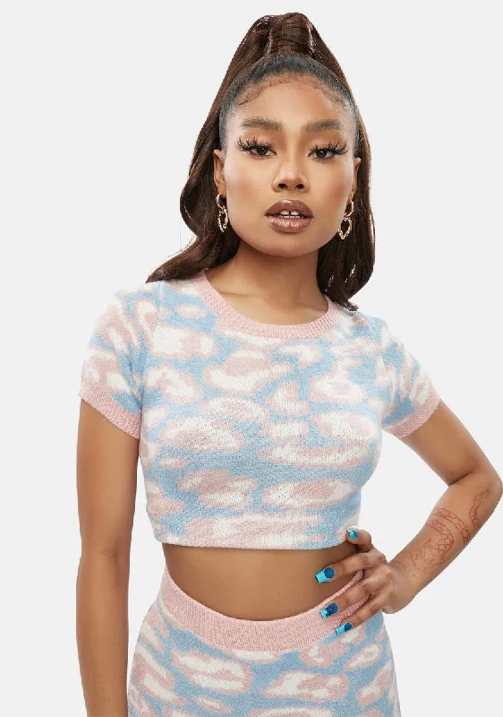 Hollywood Glam Award - Show Style Wildest Time Leopard Knit Sweater