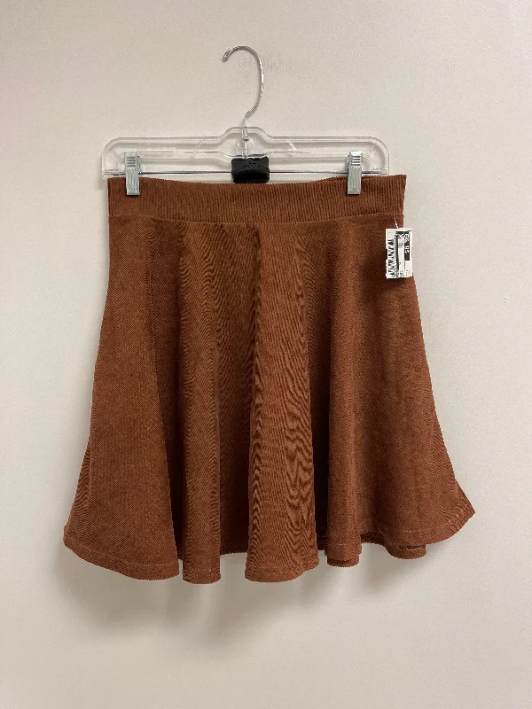 Skirt Midi By Shein In Brown, Size: 8