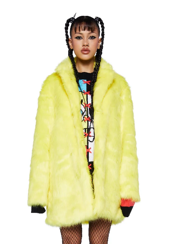 Soak Up My Love Faux Fur Coat