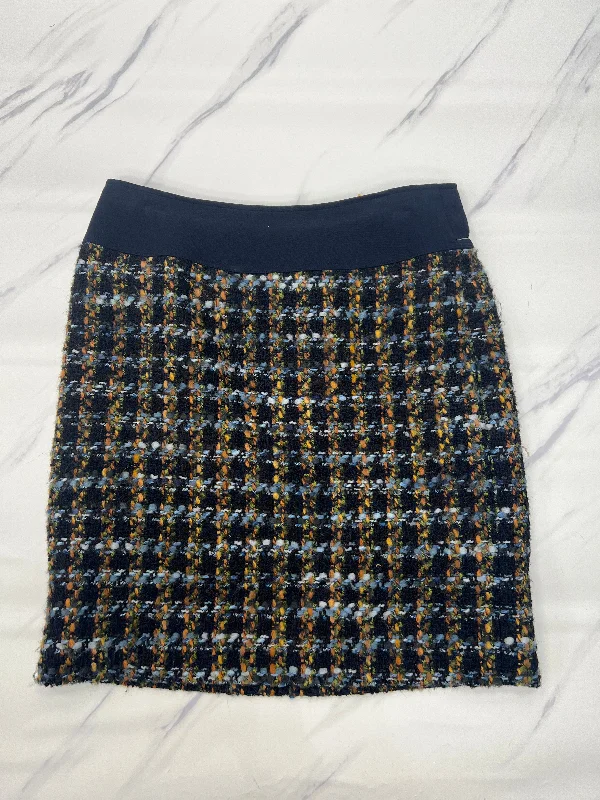 Skirt Mini & Short By Etcetra In Plaid Pattern, Size: 6