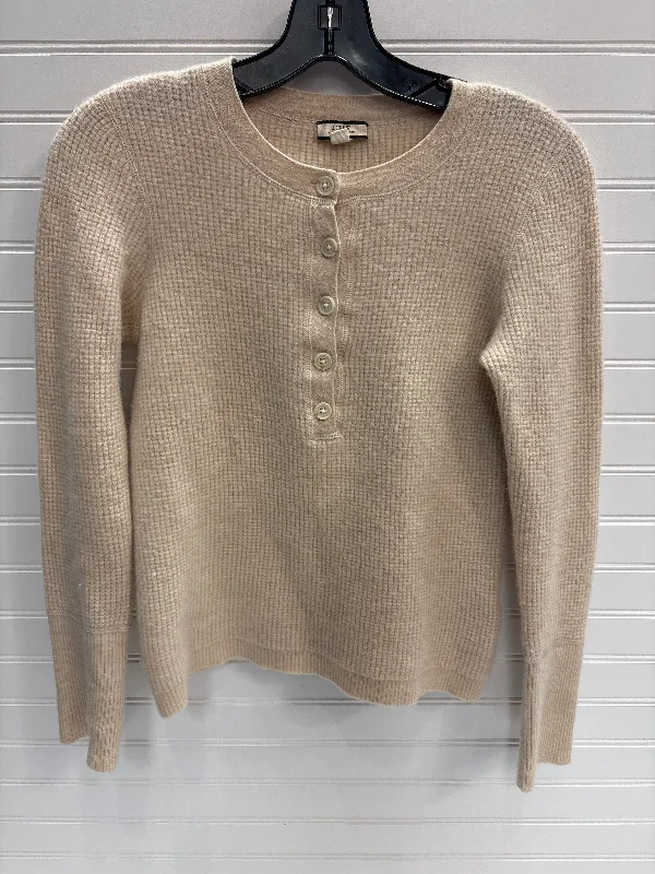 Sweater Cashmere By J. Crew In Beige, Size: S