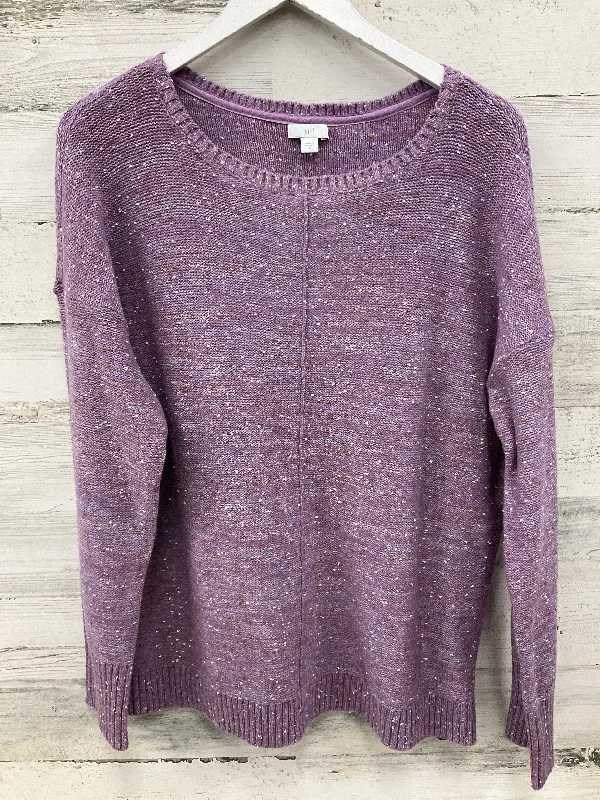 Sweater By J. Jill In Purple, Size: L