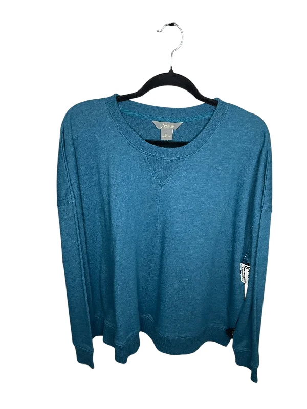 Sweater By Natural Reflections In Blue, Size: L