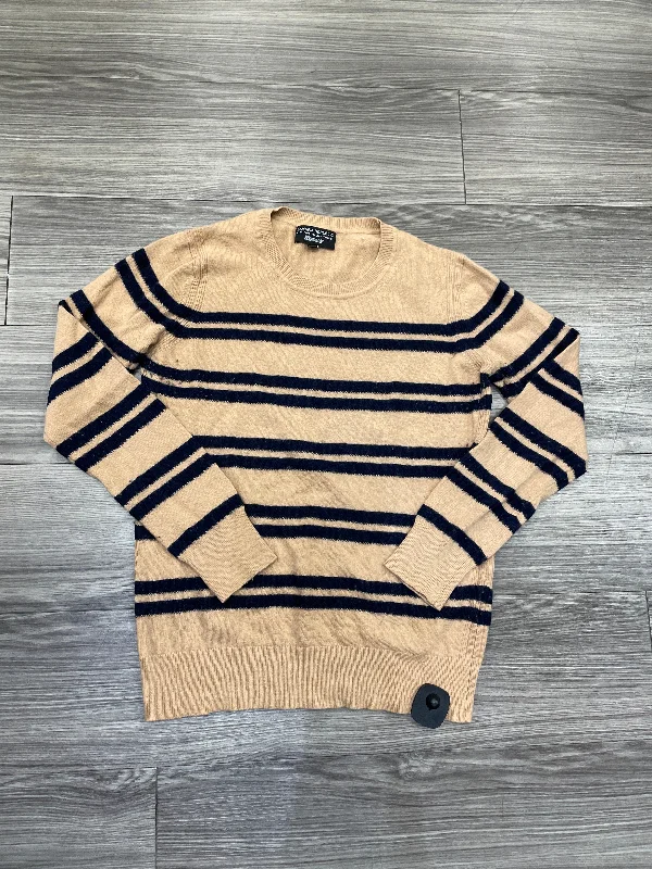 Sweater By Banana Republic In Striped Pattern, Size: L