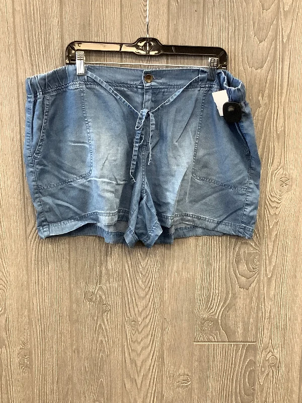 Shorts By Merona In Blue, Size: 18