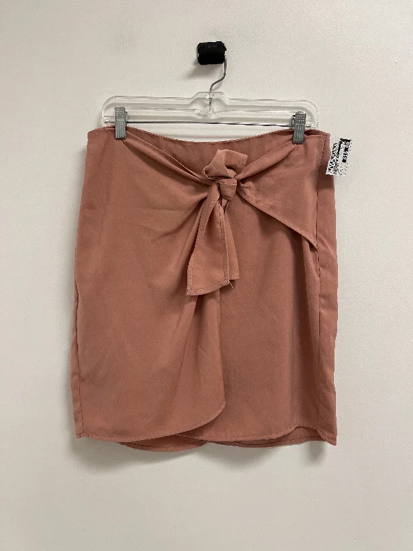 Skirt Midi By Banana Republic In Pink, Size: 8