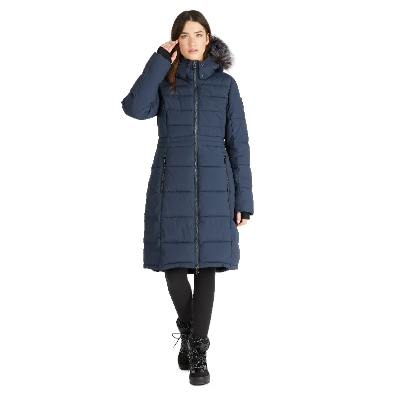 Pajar Women’s Jupiter Stretch Long Quilted Puffer