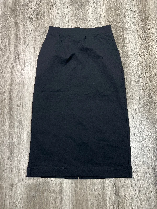 Skirt Midi By Uniqlo In Black, Size: Xs