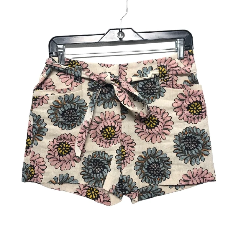 Floral Print Shorts Loft, Size 00