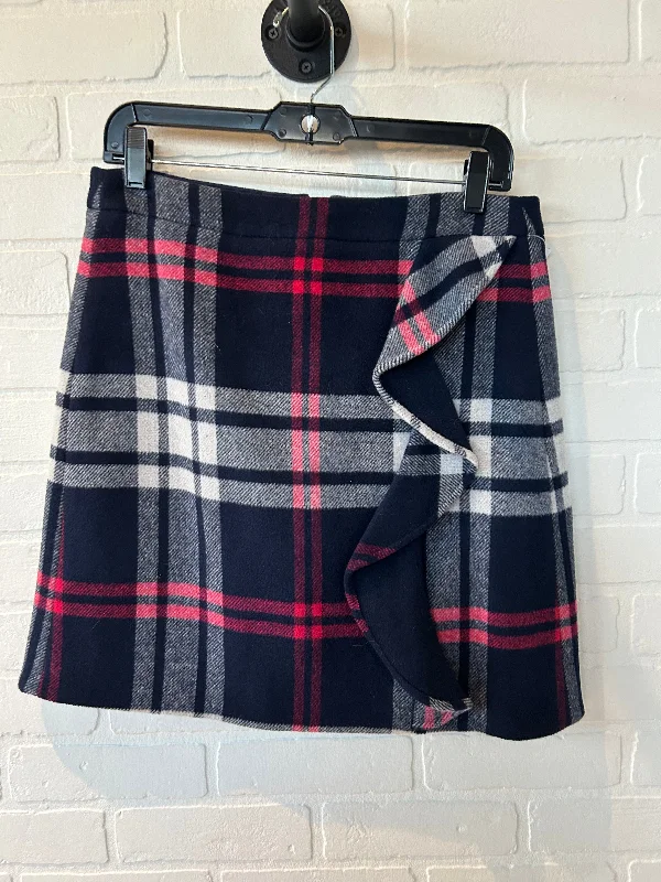 Skirt Mini & Short By J. Crew In Blue & Pink, Size: 6l