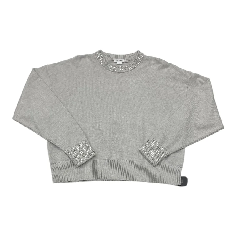 Sweater By Good American In Grey, Size: L