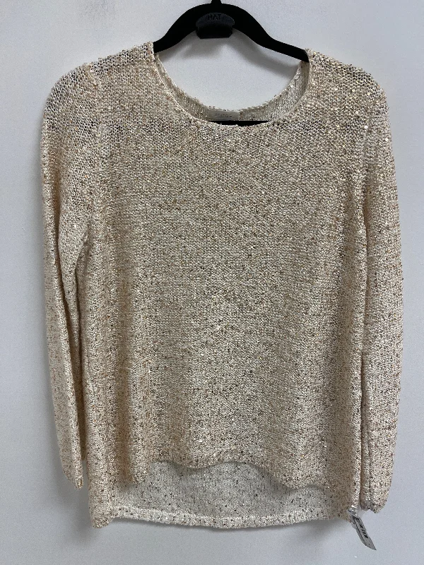 Sweater By Chicos In White, Size: M