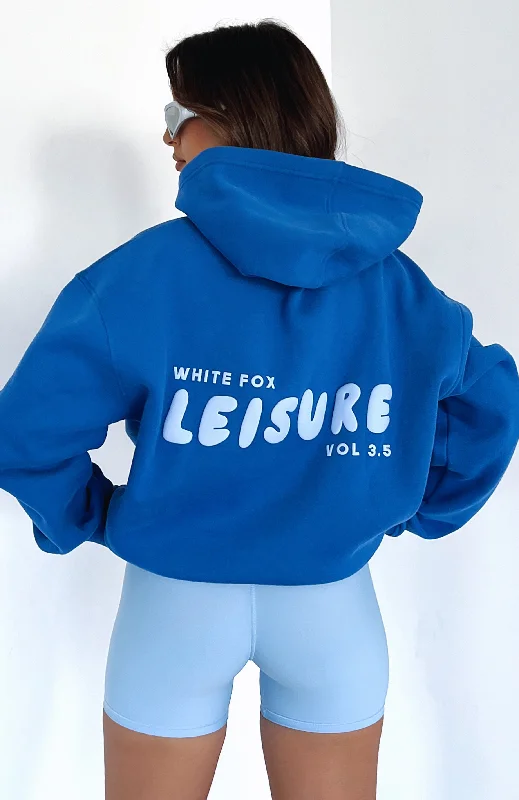 Leisure Series Oversized Hoodie Cobalt