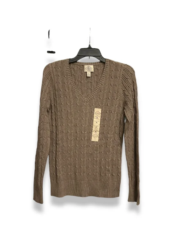 Sweater By St Johns Bay In Taupe, Size: M