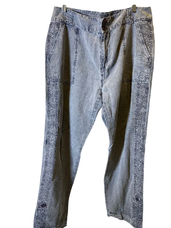 Jeans Wide Leg By Sundance In Grey, Size: 14