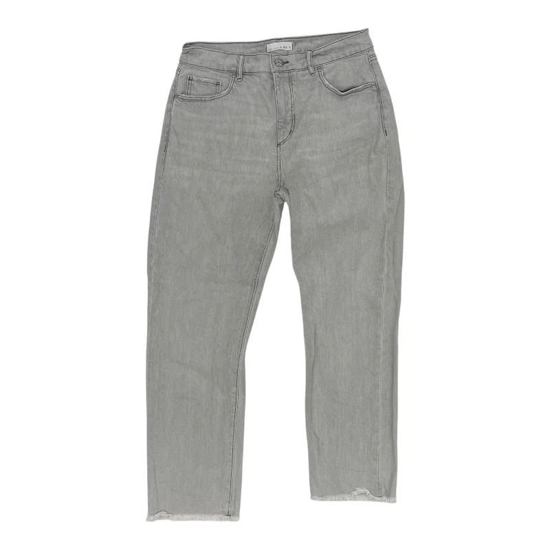 Jeans Straight By Loft In Grey, Size:4