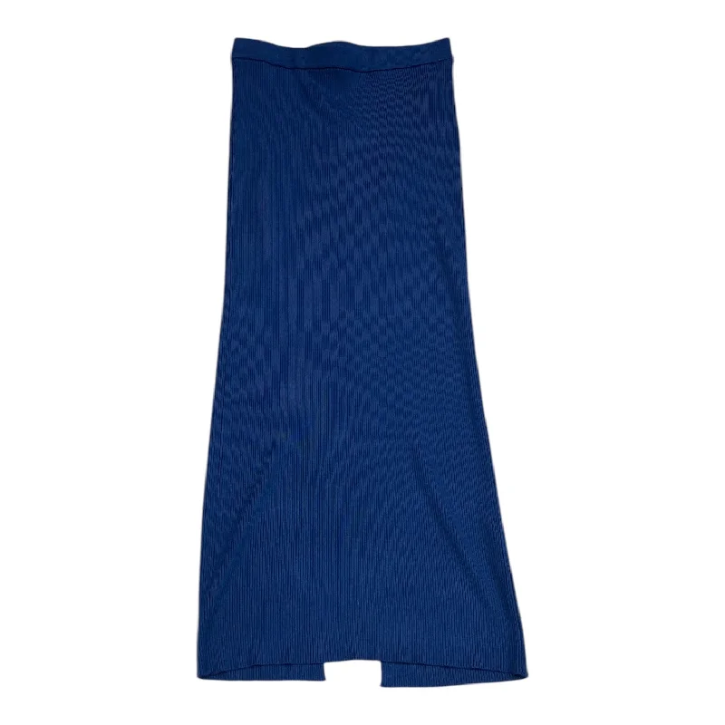 Skirt Midi By Olive And Oak In Blue, Size: L