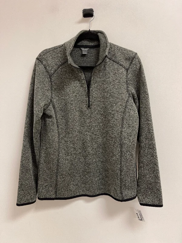 Sweater By Eddie Bauer In Grey, Size: L