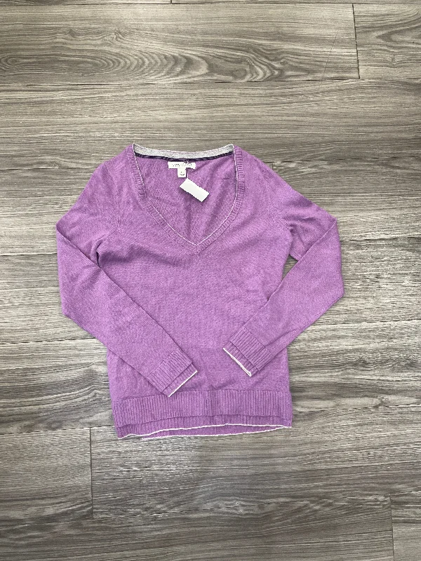 Sweater By Banana Republic In Purple, Size: Xs