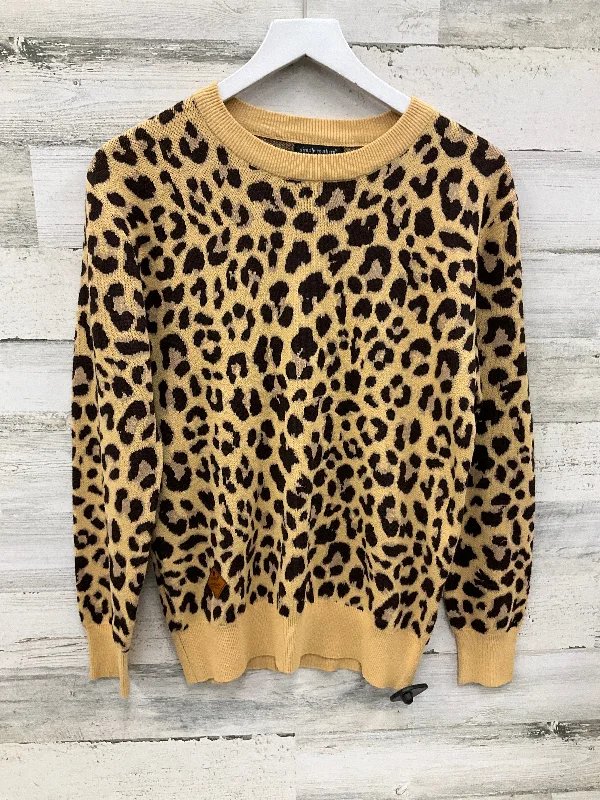 Sweater By Simply Southern In Animal Print, Size: S