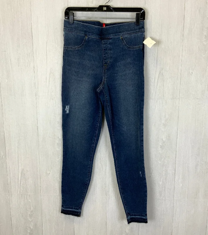 Jeans Jeggings By Spanx In Blue Denim, Size: L