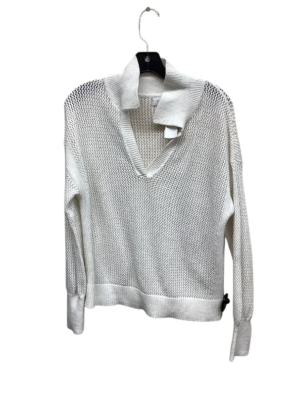 Sweater By Evereve In Cream, Size: M