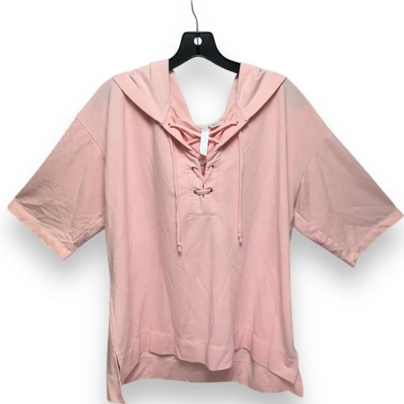 Top 3/4 Sleeve By brisas In Pink, Size: Xl