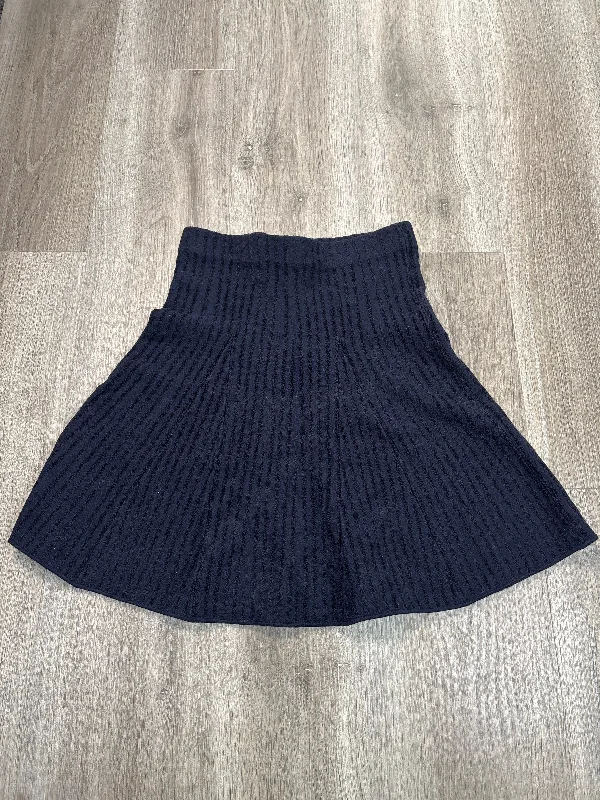 Skirt Mini & Short By Ann Taylor In Navy, Size: Xsp