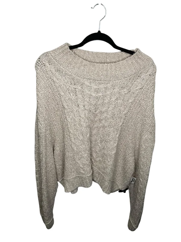 Sweater By Hyfve In Tan, Size: L