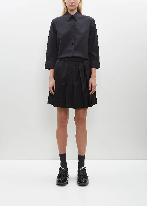 Seasonal Trends Mini Pleated Elasticated Waist Kilt Skirt