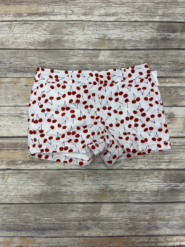 Shorts By Loft In Red & White, Size: 6