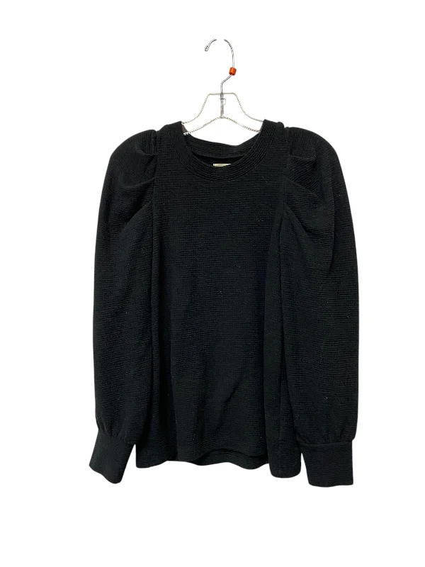 Top Long Sleeve By Madewell In Black, Size: S