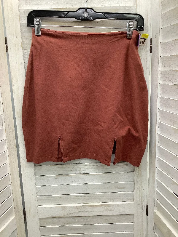 Skirt Mini & Short By La Hearts In Orange, Size: M